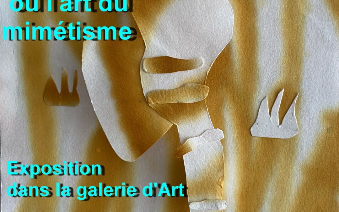 Un monde animal sous-marin dans la galerie d’Art du collège! 