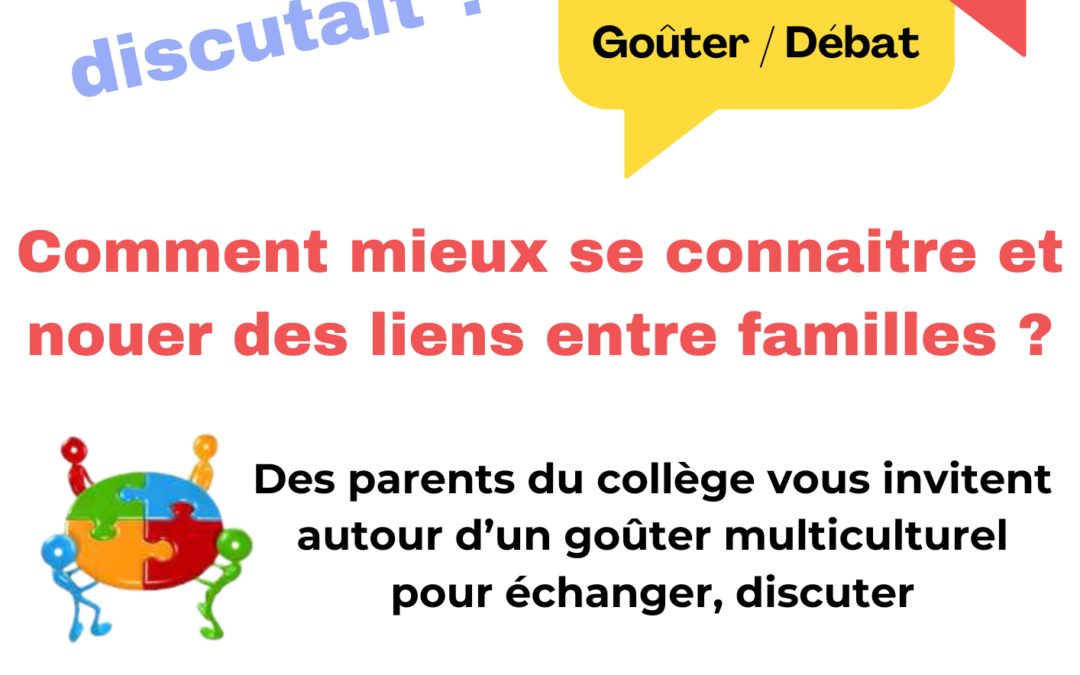 13/12 Goûter débat entre parents